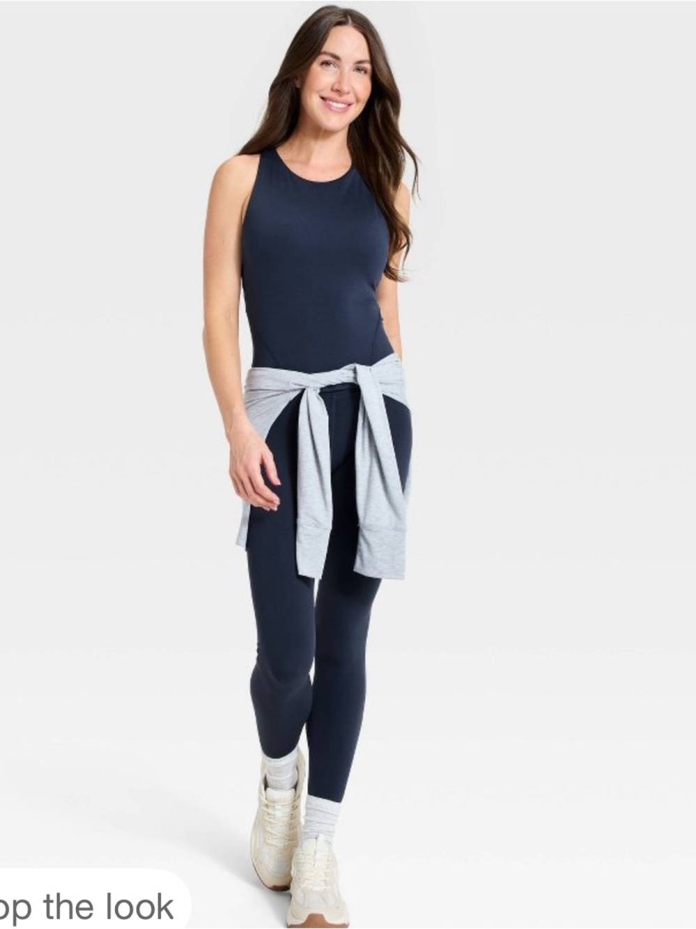 Women's Navy Active tank top small and XS  leggins ( navy set )